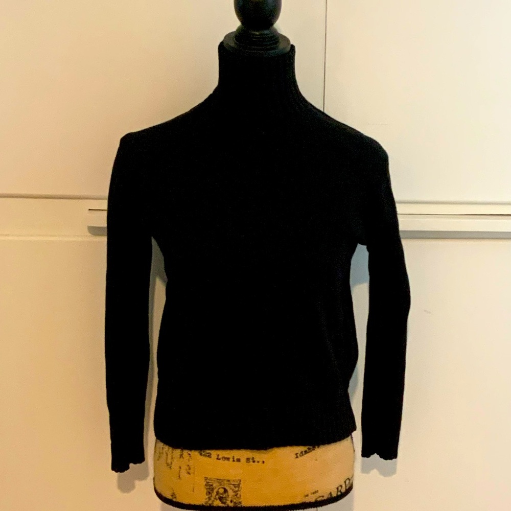Jcrew thick cotton mock neck sweater